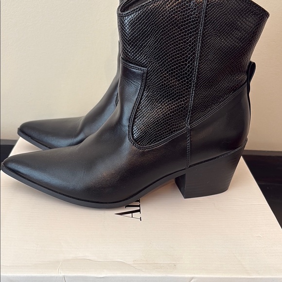 Black Ankle Boots - Picture 3 of 5
